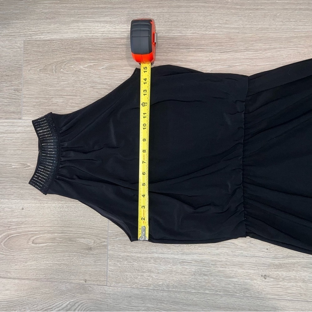White House Black Market Black Halter Mini Dress - Picture 5 of 6